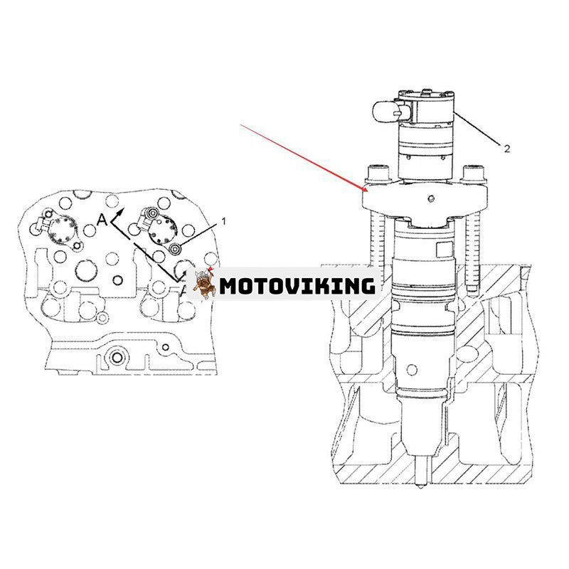 Bränsleinsprutare 267-3360 för Caterpillar CAT Engine C9 Grävmaskin 330D 330DFM 330DL 330DLN 330DMH M330D