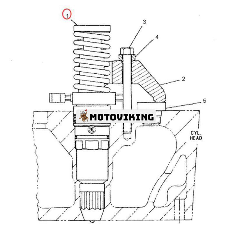 Bränsleinsprutare 7E-6408 för Caterpillar CAT Engine 3508 3512 3516