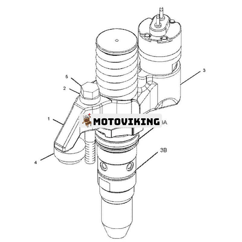 Bränsleinsprutare 230-9457 för Caterpillar CAT Engine 3508B 3512B 3516B