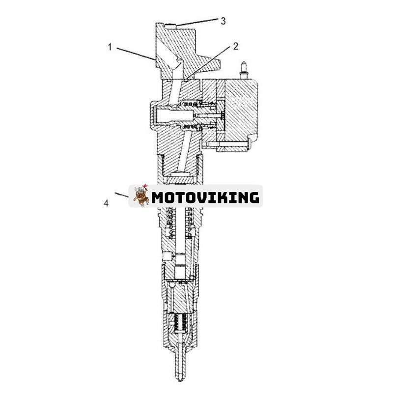 Bränsleinsprutare 174-7526 för Caterpillar CAT Engine 3408E 3412 Lastbil AD45 AD40 AE40 69D 769D Traktor 651E