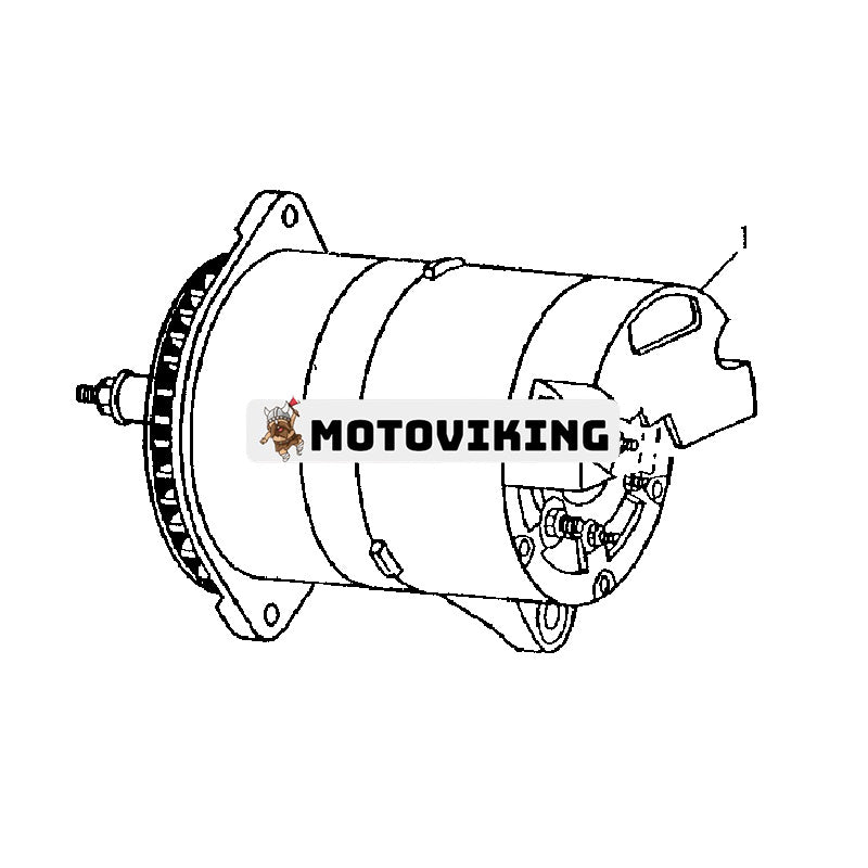 24V Generator AT85458 för John Deere motorväghyvlar 670B 672B 770B Grävmaskin 690ELC Bulldozer 850B 862B