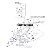 Switch 419-06-21121 för Komatsu Loader WA380-3 WA420-3 WA500-3 WA600-3 WA700-3 WA800-3 schaktare WD600-3 WD900-3