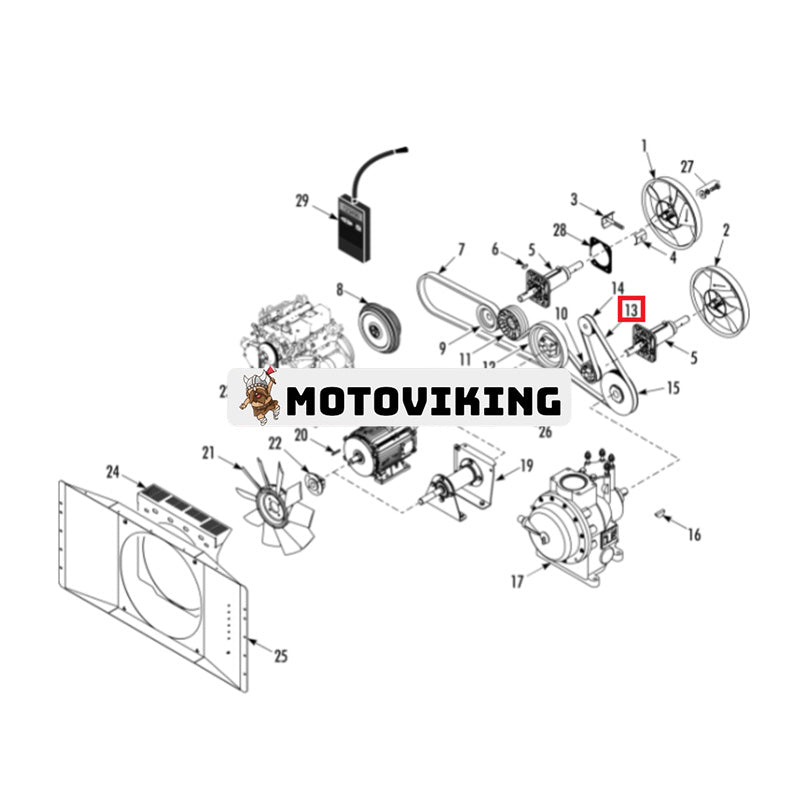 Bälte 78-1690 för Thermo King Transportkylning T-1000R