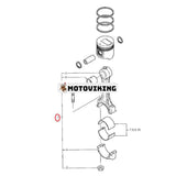 Vevstång XJAF-00654 för Hyundai Grävmaskin R75-7 gaffeltruck 35DS-7 50DS-7E 80D-7 HDF50-7S