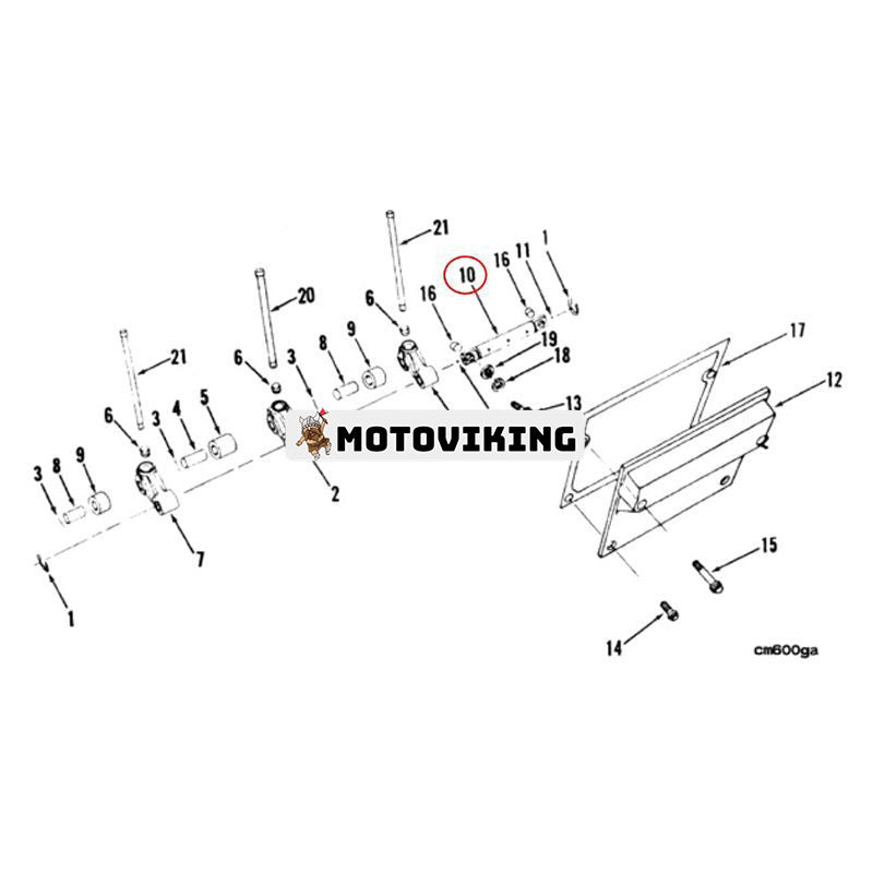 Kamföljaraxel AR10626 för Cummins Engine B3.3 K19 K38 K50 QSK19