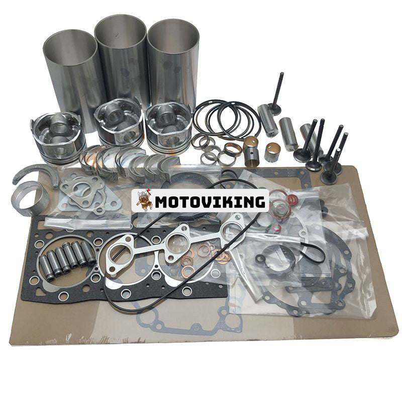 D1105 Kubota Engine Rebuild Kit för Hyundai Loader HSL275T Takeuchi Excavator TB 020