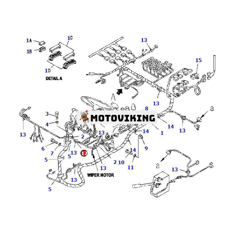 Diod 08020-10000 421-06-11970 för Komatsu Engine 4D95L PC210-6 PC220-6 PW140-7 WA120-3 WA180-3 WA250-3 WA320-3 WA380-3