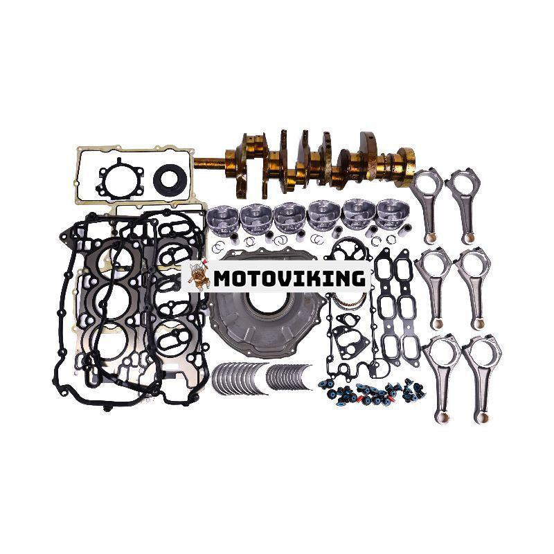 Vevaxel Con Rod Kolv Packning Kit för Jaguar AJ126 3.0L V6 motor F-Type XE XJ Land Rover Discovery LR4