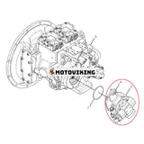 Hydraulisk kolvpump 259-0815 för Caterpillar CAT grävmaskin 330D 336D 336D2 340D 340D2 M330D