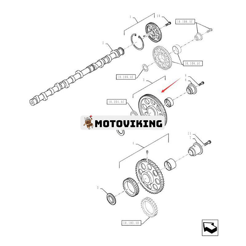 Tomgångsväxel 1350878140 för Toyota Engine S05C S05CB S05CTA S05CTB S05D Truck Dyna ToyoAce