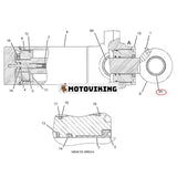 Svängcylinderbussning 274-4274 för Caterpillar CAT grävmaskin 416D 420D 422E 424D 428D 430D 432F 434F 442D 444E 517 527