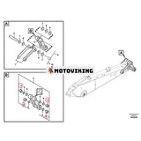 1 st Vevstångsbussning VOE14880987 för Volvo grävmaskin EC330B EC340D EC350E EC360B EC380D