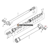 Cylinderhylslagerbussning VOE14514444 för Volvo Grävmaskin EC140B EC160B EC180B EC210B EC240 EC250D EC290B EC300D