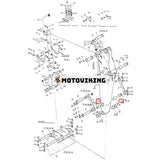 1 ST Armbussning 2405T920 för Kobelco Grävmaskin K916 SK400 SK400LC SK16-N2 MD400LC MD450BLC