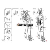 1 ST Dopparmsbussning VOE14880981 för Volvo grävmaskin EC240B EC240C EC250D EC250E EC360CHR EC380DHR EC460CHR EC480DHR