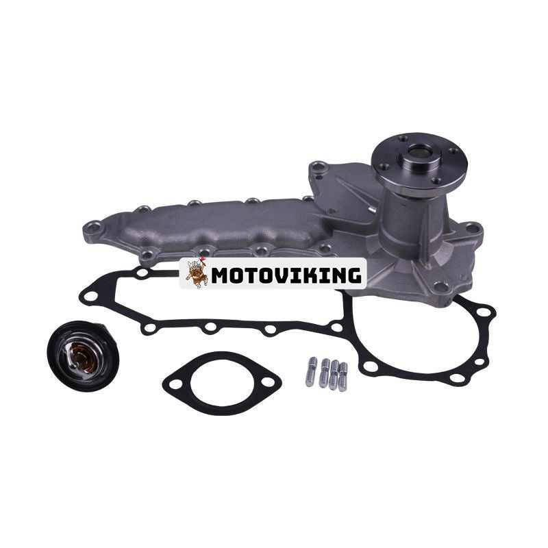 Vattenpump och termostat med packning 15521-73035 16221-73270 19434-73014 för Kubota Engine V2203 Grävmaskin KX121-2 KX161-2