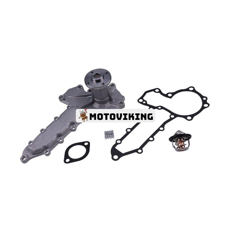 Vattenpump och termostat med packning 15521-73035 16221-73270 19434-73014 för Kubota Engine V2203 Grävmaskin KX121-2 KX161-2