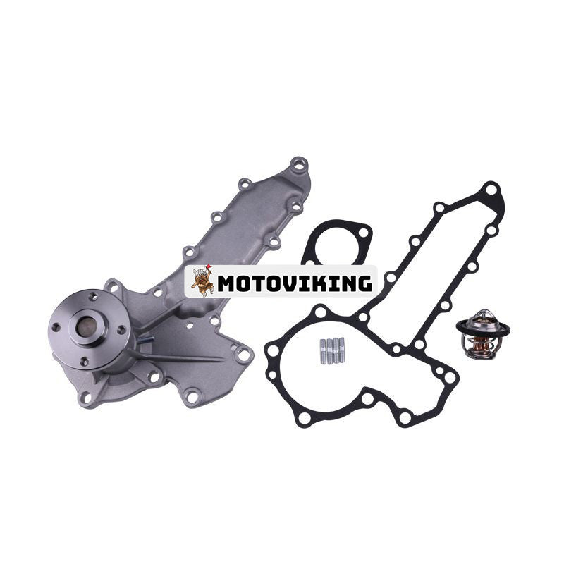 Vattenpump och termostat med packning 15521-73035 16221-73270 19434-73014 för Kubota Engine V2203 Grävmaskin KX121-2 KX161-2