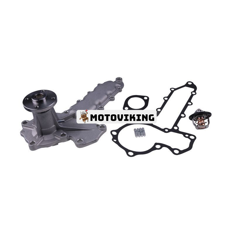 Vattenpump och termostat med packning 15521-73035 16221-73270 19434-73014 för Kubota Engine V2203 Grävmaskin KX121-2 KX161-2
