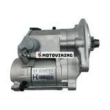 12V 9T Startmotor 8970489661 för Isuzu Engine 3LA1 3LB1 3LD1 3LD2 John Deere grävmaskin 27ZTS 35ZTS