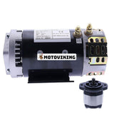 24V elmotor 40844GT & Hydraulpump 96193GT för Genie GS-1530 GS-2032 GS-2046 GS-3232 GS-4655