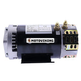 24V elmotor 40844GT & Hydraulpump 96193GT för Genie GS-1530 GS-2032 GS-2046 GS-3232 GS-4655