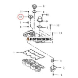 Luftningsventil 110566080 för Hitachi grävmaskin ZX20U ZX20UR