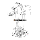 2 ST Tätning VOE14560213 för Volvo Grävmaskin EC330B EC340D EC350D EC360C EC380D EC460C EC480E