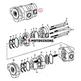 Hydraulpump 6683236 för Bobcat minilastare S250 S300