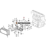 Packning VOE20459203 för Volvo EC135B EC140C EC160D EC200B ECR145C ECR235E EW145B EW160D EW180C EW180D EW210C EW230C