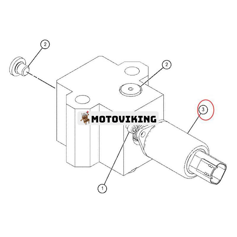 Magnetventil 485-5747 för Caterpillar CAT grävmaskin 317 320 313 315 320GC 323 325 326 330 336 336MHPU 340