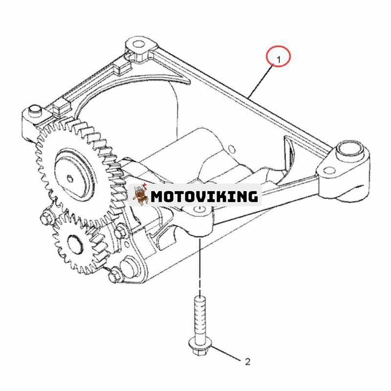 Oljepump 373-8014 för Caterpillar CAT Engine C6.6 C7.1 Grävmaskin 320D GC 320DL 320D2 323DL M316D M318D M322D