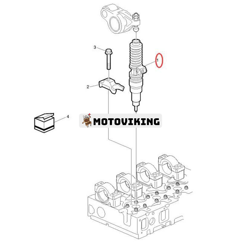Bränsleinsprutare 20972223 för Volvo Engine D13A D13C Lastbil FH FH13