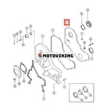 Kugghjulshus J903794 för CASE Motor 4390 6590 Traktor 1896 2096 5120 5130 5140 5150 5220 5230 5240 5250 8820 8850 8860