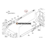 Propelleraxel 3C091-41322 för Kubota Tractor M8540D M8560HD M9540DT M9960HD