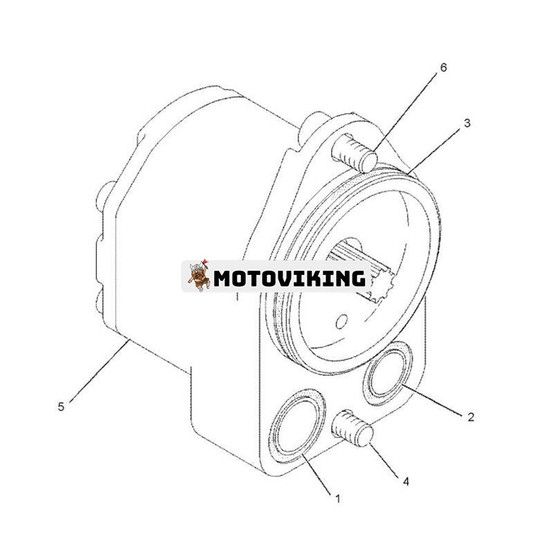 10T kugghjulspump 177-2577 för Caterpillar CAT grävmaskin 330C 345B II W345B II