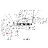 Avlastningsventil 8P-1672 för Caterpillar CAT traktor 140 141 143 D6D SR D6E SR Lastare 977