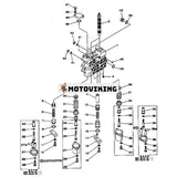 Styrventil 701-34-11002 för Komatsu schaktare D85A-18 D80A-18 D80E-18 D80P-18 D85P-18 D85E-18