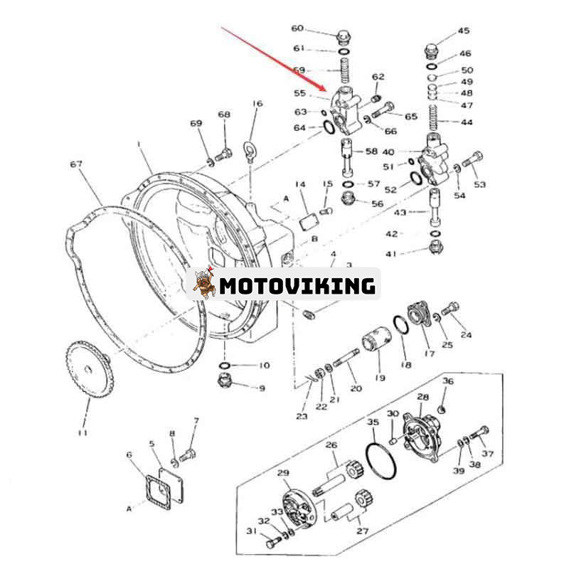 Regulatorventil 175-13-26401 för Komatsu schaktare D155C-1 D95S-1 D155C-1P-ZZ D155C-1P D155A-1 D155A-2 D355C-3 D155W-1