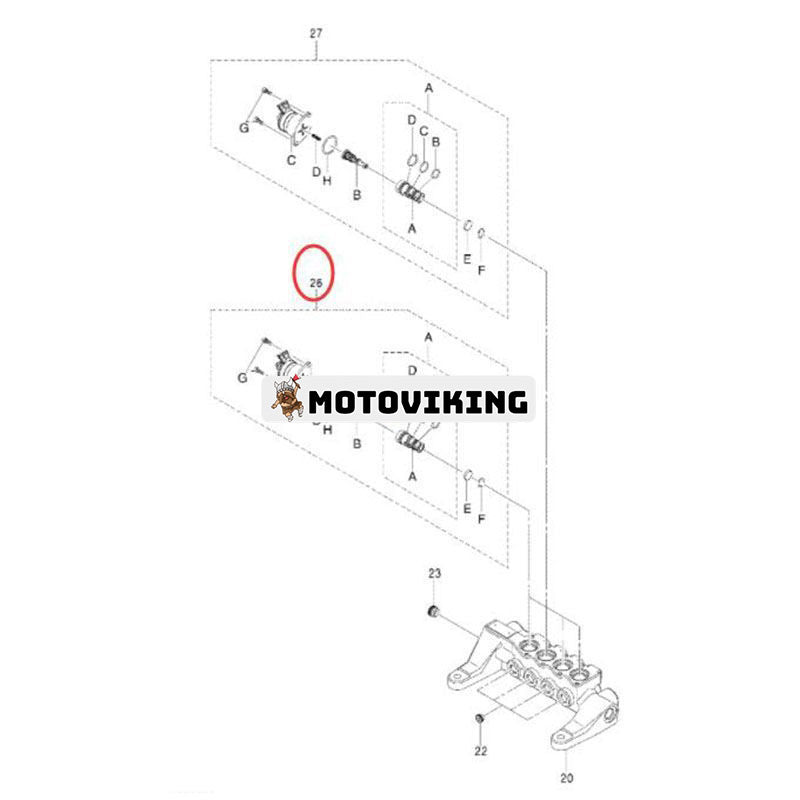 Magnetventil 9218234 för Hitachi grävmaskin ZX140W-3 ZX170W-3 ZX200 ZX210W-3 ZX240-3G ZX360W-3 ZX400W-3 ZX70-3 ZX85US-3