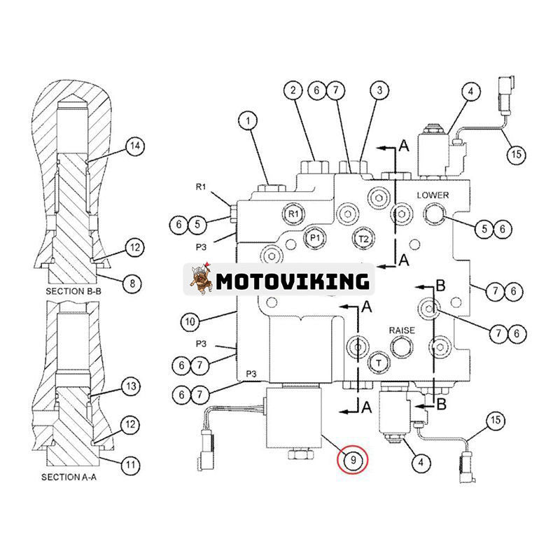 24V magnetventil 203-4157 för Caterpillar CAT Truck D10N D10R D10T D11R D11T D9T AD30 AD55