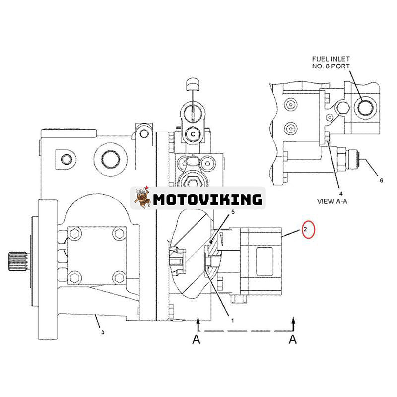 Bränsleöverföringspump 149-1950 för Caterpillar CAT Engine C32 Truck 69D 769C 769D 771C 772B 773B 773D 773E 775B 775E