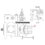 Bränsleöverföringspump 149-1950 för Caterpillar CAT Engine C32 Truck 69D 769C 769D 771C 772B 773B 773D 773E 775B 775E