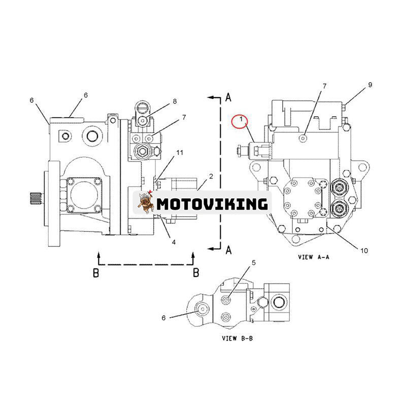 Magnetventil 107-0677 för Caterpillar CAT Engine 3408E 3412E Lastbil 69D 769C 769D 773B 773D 773E 775D 775E