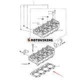 Topplockspackning XJAF-01743 för Hyundai Grävmaskin R75-7