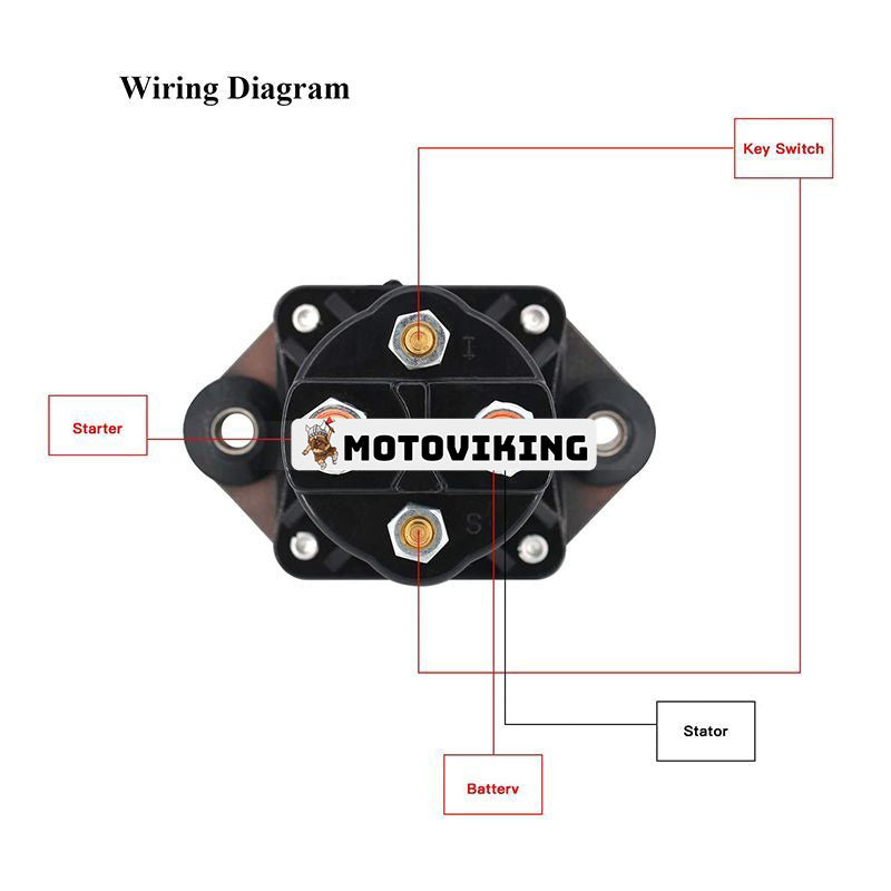 12V startmagnetrelä 89-817109A3 för Mercury Marine 75 80 90 100 105 115 V135 V150 V175 V200 V225 V250