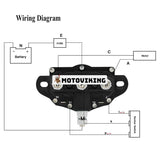 Vinschmotor reverserande magnetomkopplare Intermittent Duty 214-1211A11 för Trombetta Cole Hersee J & N 12V 6 terminaler