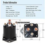 36 volt golfvagnsmagnetrelä 1976-1998 för Mercury Mariner 6-200HP utombordsmotor