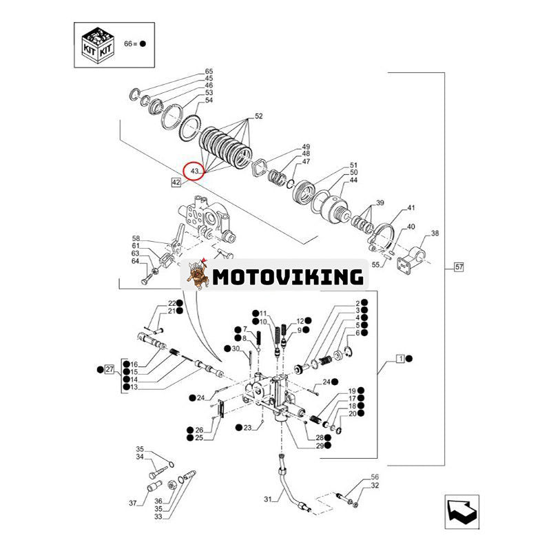 5 ST 52T Kopplingsplatta 81870755 för CASE Traktor FARMALL 110A 120A 125A 130A 140A