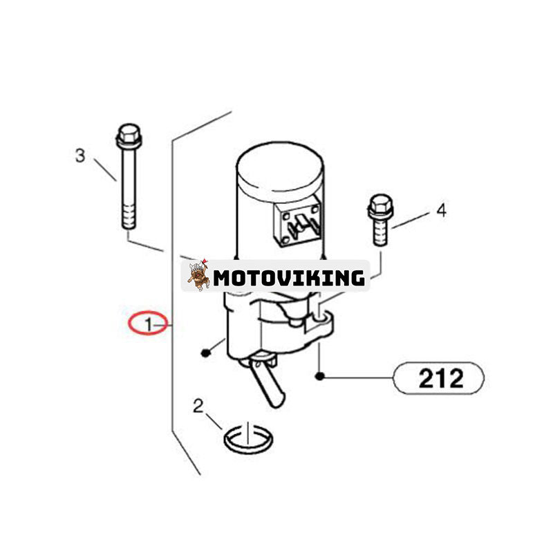 24V Stoppmagnet ZM2903899 för Volvo Engine D5D Hjullastare L40 L45 L40B L45B ZL40B ZL45B